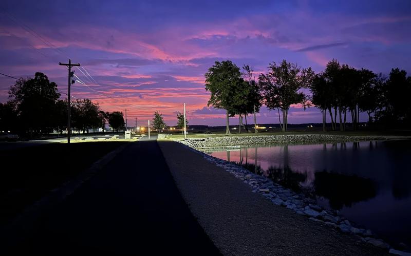 Osgood Trails at night